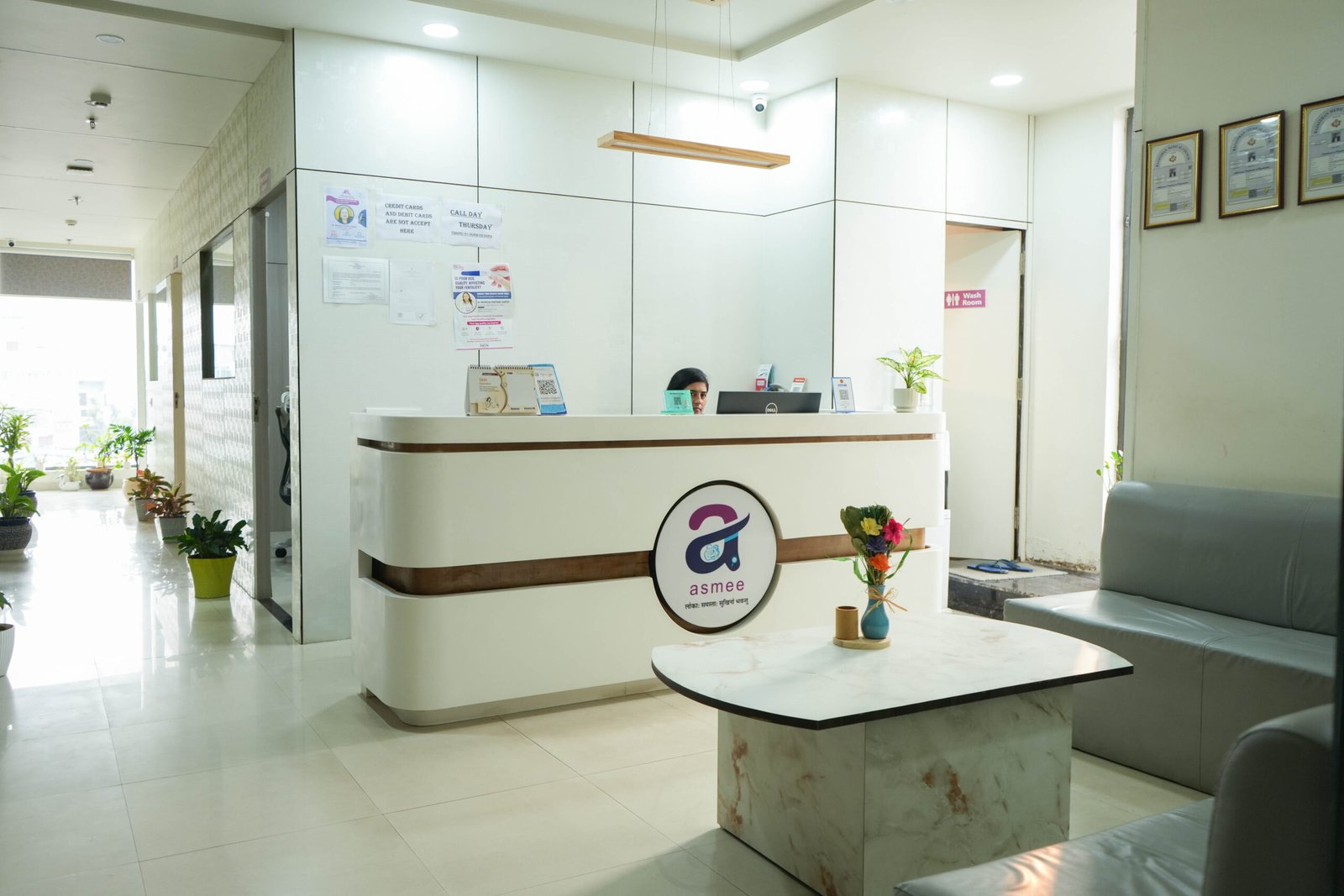 Gynecologist Clinic Reception Area